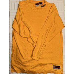 VINTAGE 1996 The EDGE Green Bay Packers Men's Long Sleeve Size M Yellow NFL